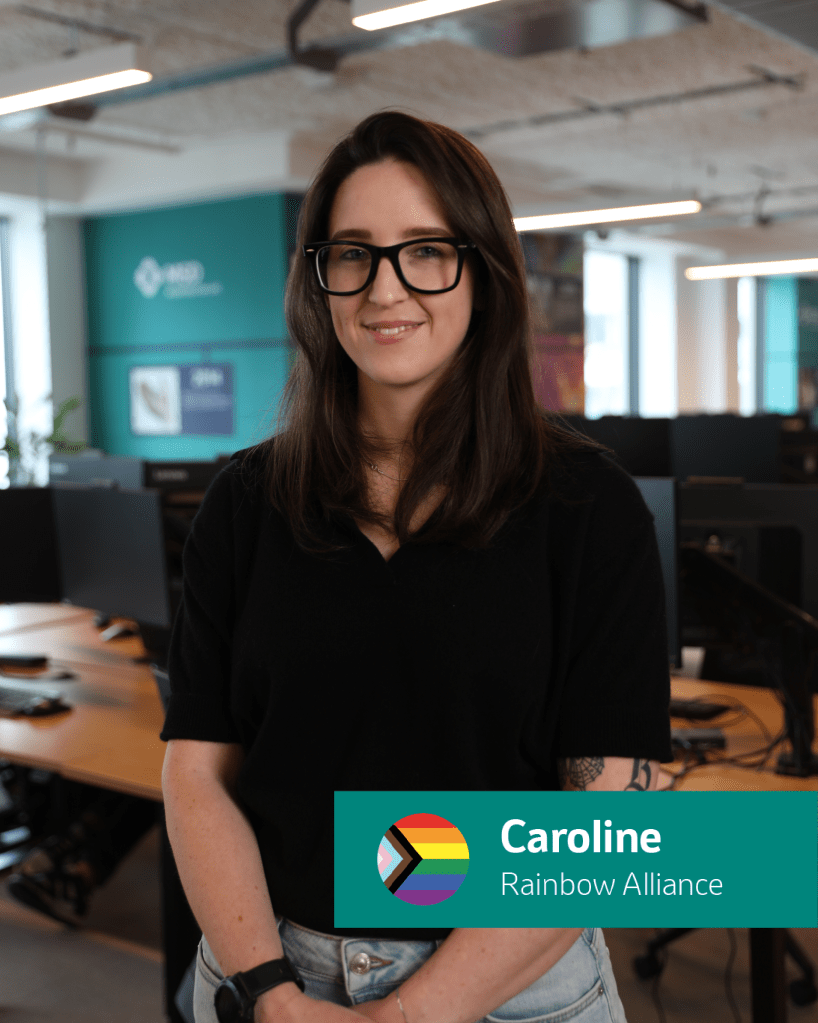Employee Caroline from Rainbow Alliance
